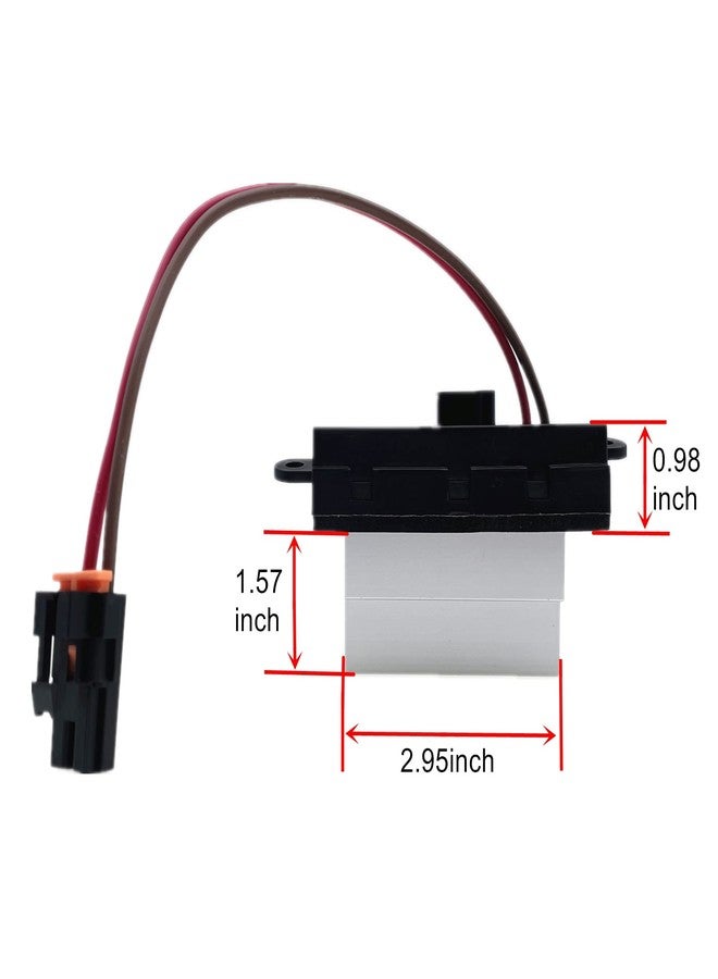 LDCRE Blower Motor Resistor Heater Fan Control Module fit for Hummer H2 2003-2007 Replace 19331830 19329838 89023355 93803637 88986529 15-80388 15-80655 15-80911 19331830 3GSH-19E624-CA 4GSH-19E624-AA - Image 3